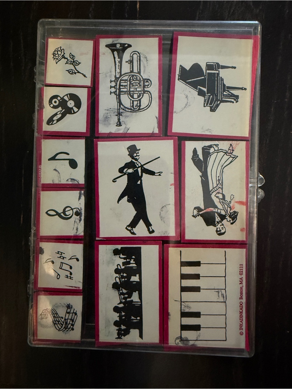 Inkadinkado Music Stamp Set